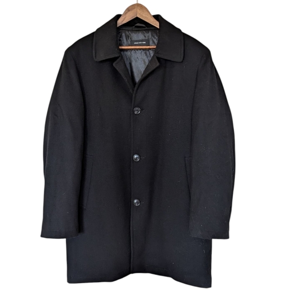 Jones New York Crosby Coat Cashmere Wool Blend Button Closure Men's size 40R - Picture 14 of 16